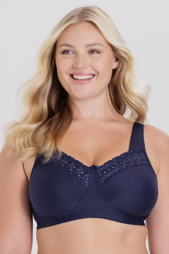 Miss Mary Broderie Anglaise bh Mörkblå Best