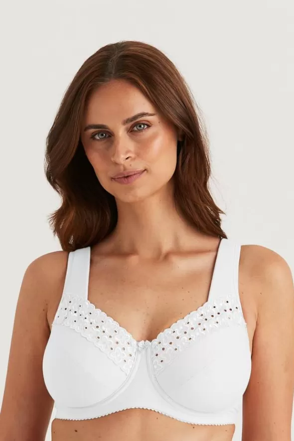 Miss Mary Broderie Anglaise bh Vit Outlet