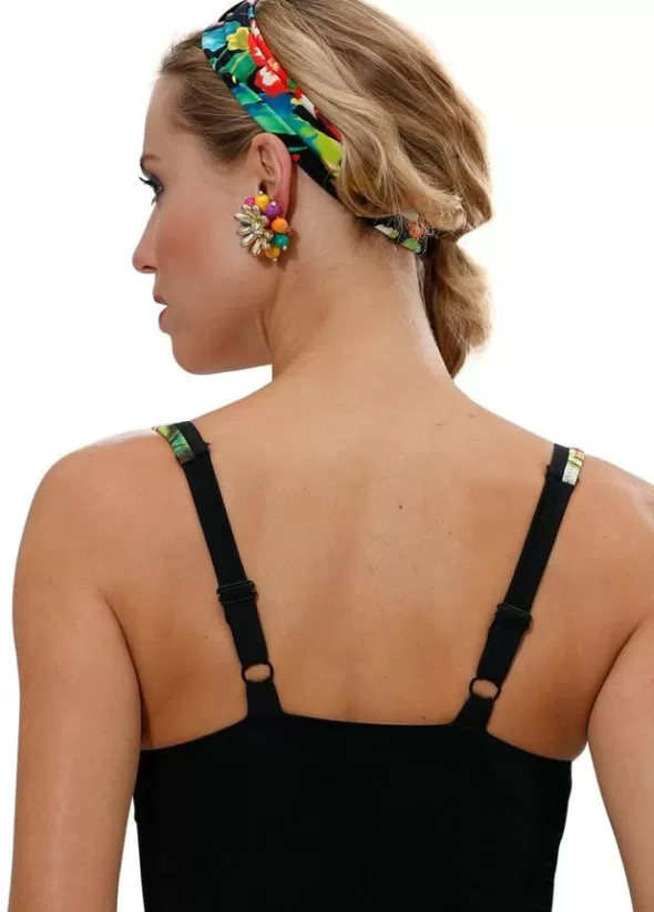 Miss Mary Hibiscus tankini Svart Flash Sale