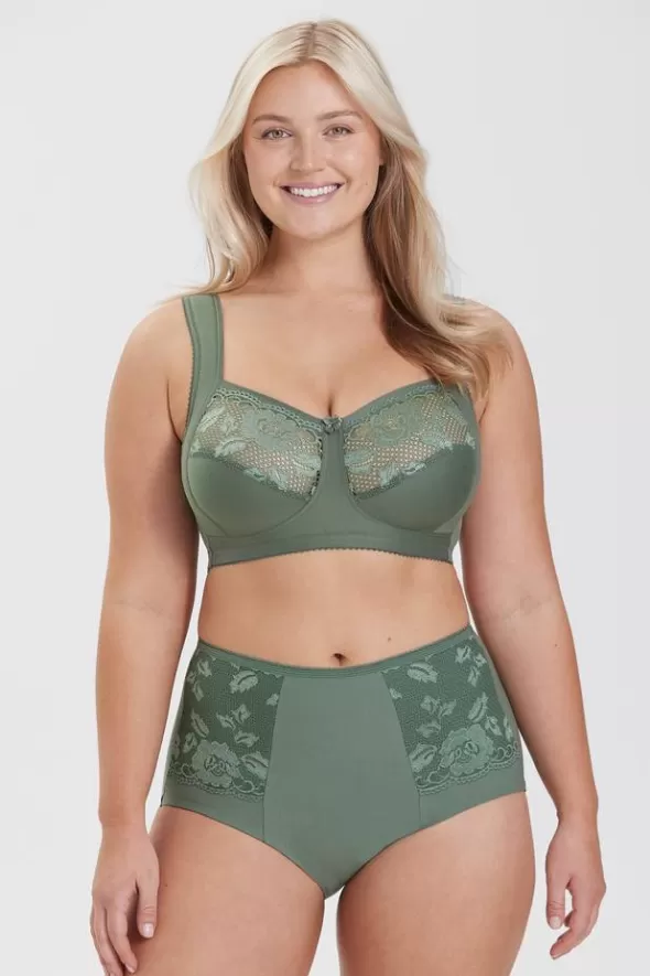 Miss Mary Lovely Lace Support bh Grön Cheap