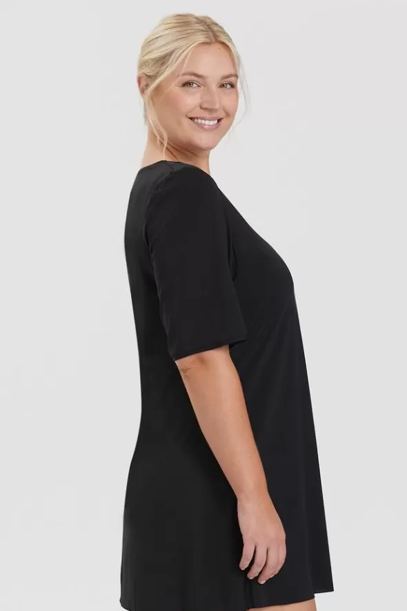 Miss Mary Svalkande nattlinne Svart Cheap
